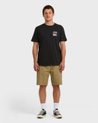Crayon Wave Premium Short Sleeve T-Shirt - Washed Black