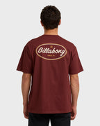 Walled Regular Short Sleeve T-Shirt - Plum