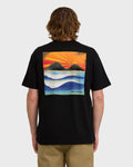 Surf Dreams Regular Short Sleeve T-Shirt - Black