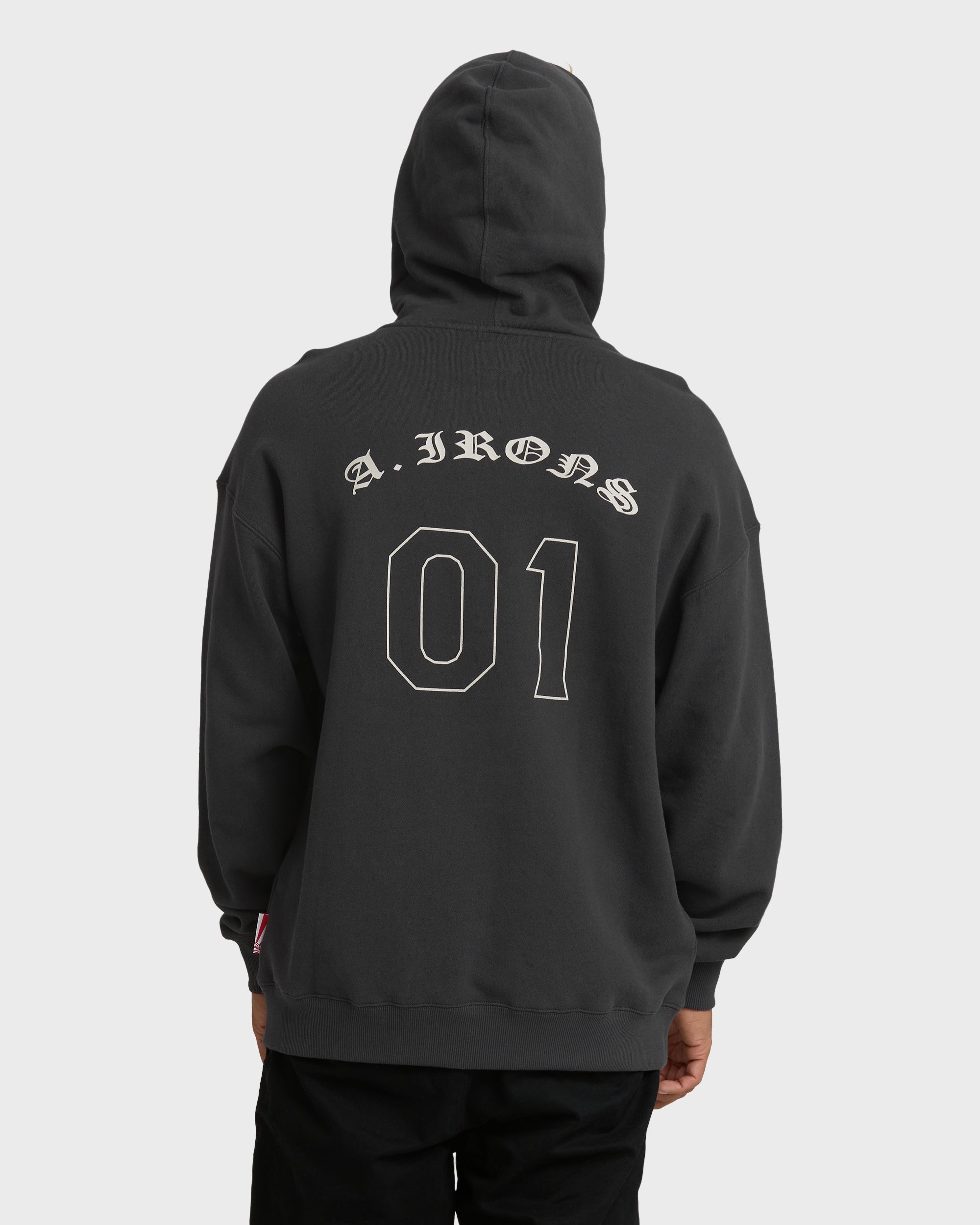A.I. Forever Applique Hoodie - Black