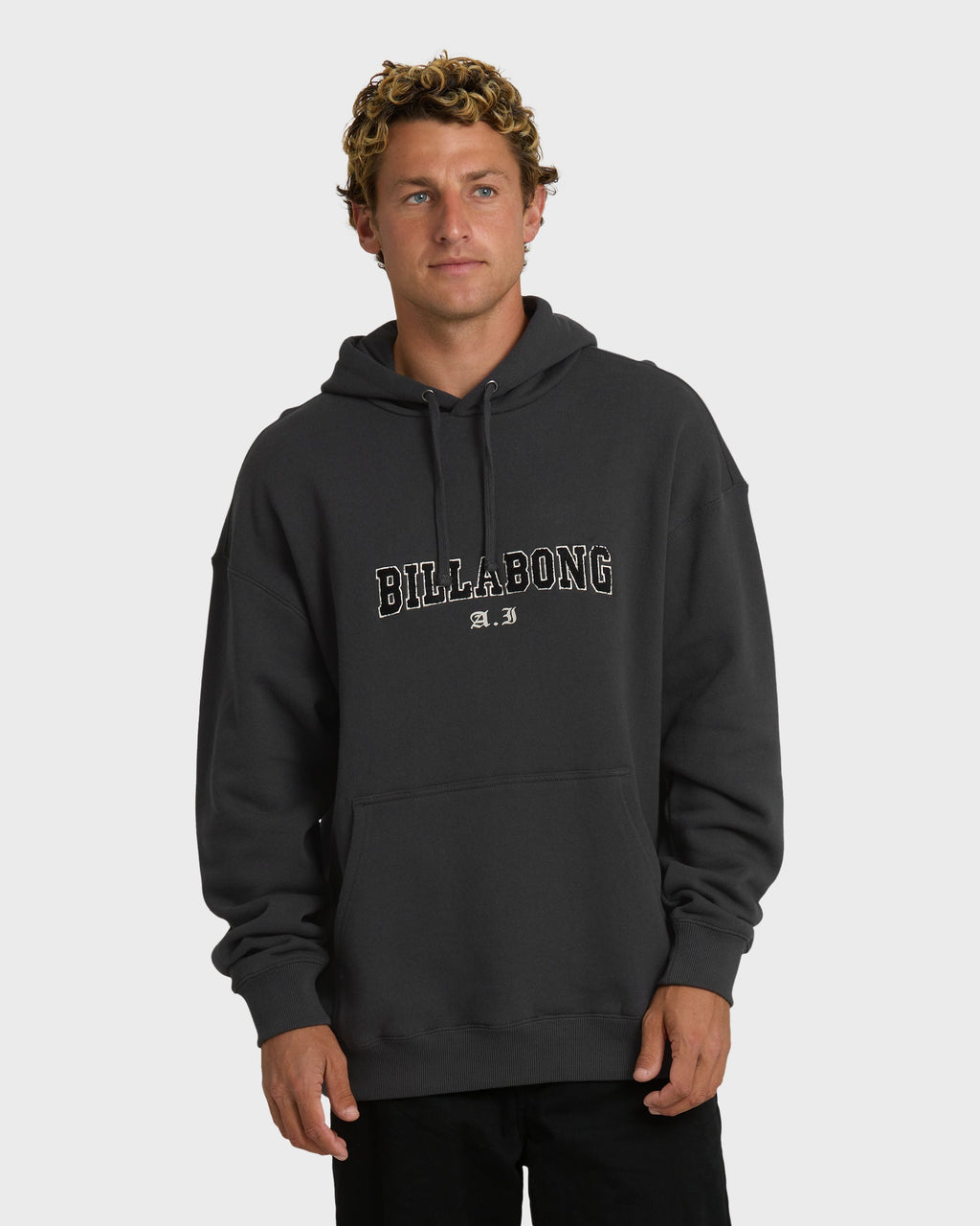 A.I. Forever Applique Hoodie - Black