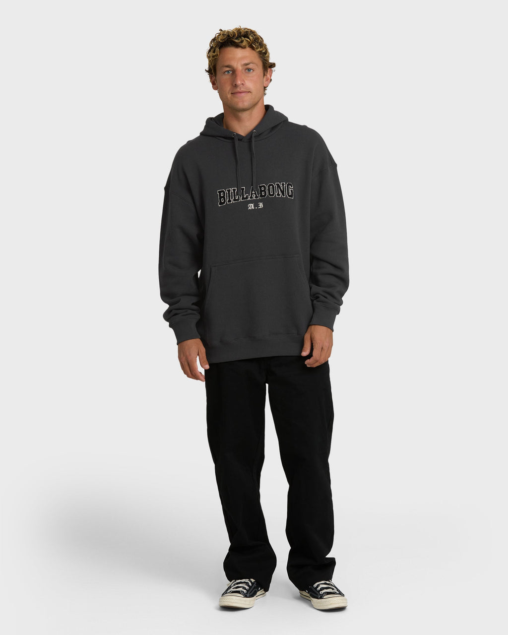 A.I. Forever Applique Hoodie - Black