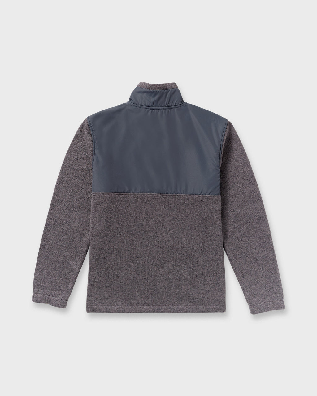 Boundary Blocked Mockneck Sweatshirt - Dusty Purple