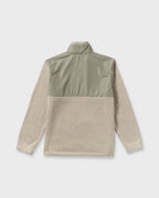 Boundary Blocked Mockneck Sweatshirt - Sand