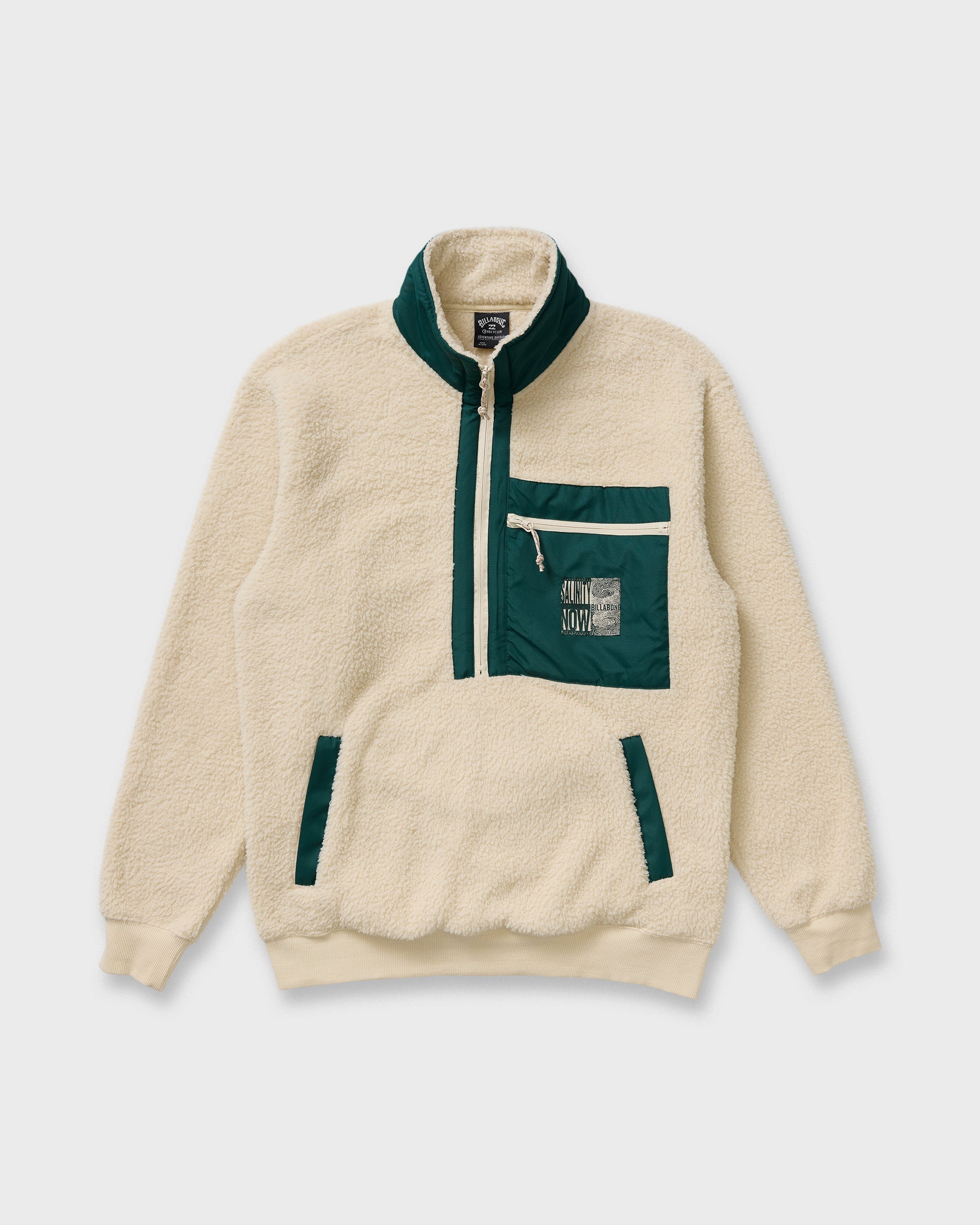 Salinity Now Boundary Mock Neck Sweatshirt - Chino