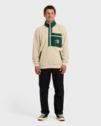 Salinity Now Boundary Mock Neck Sweatshirt - Chino