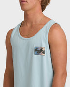 Crayon Wave Tank - Dusty Blue