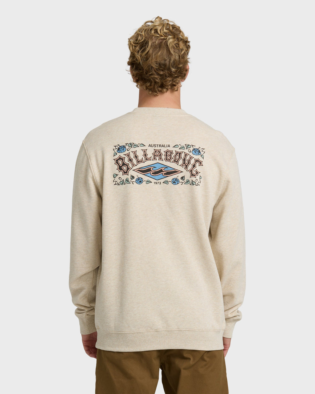 Short Sands Crewneck Sweatshirt - Oatmeal Heather.