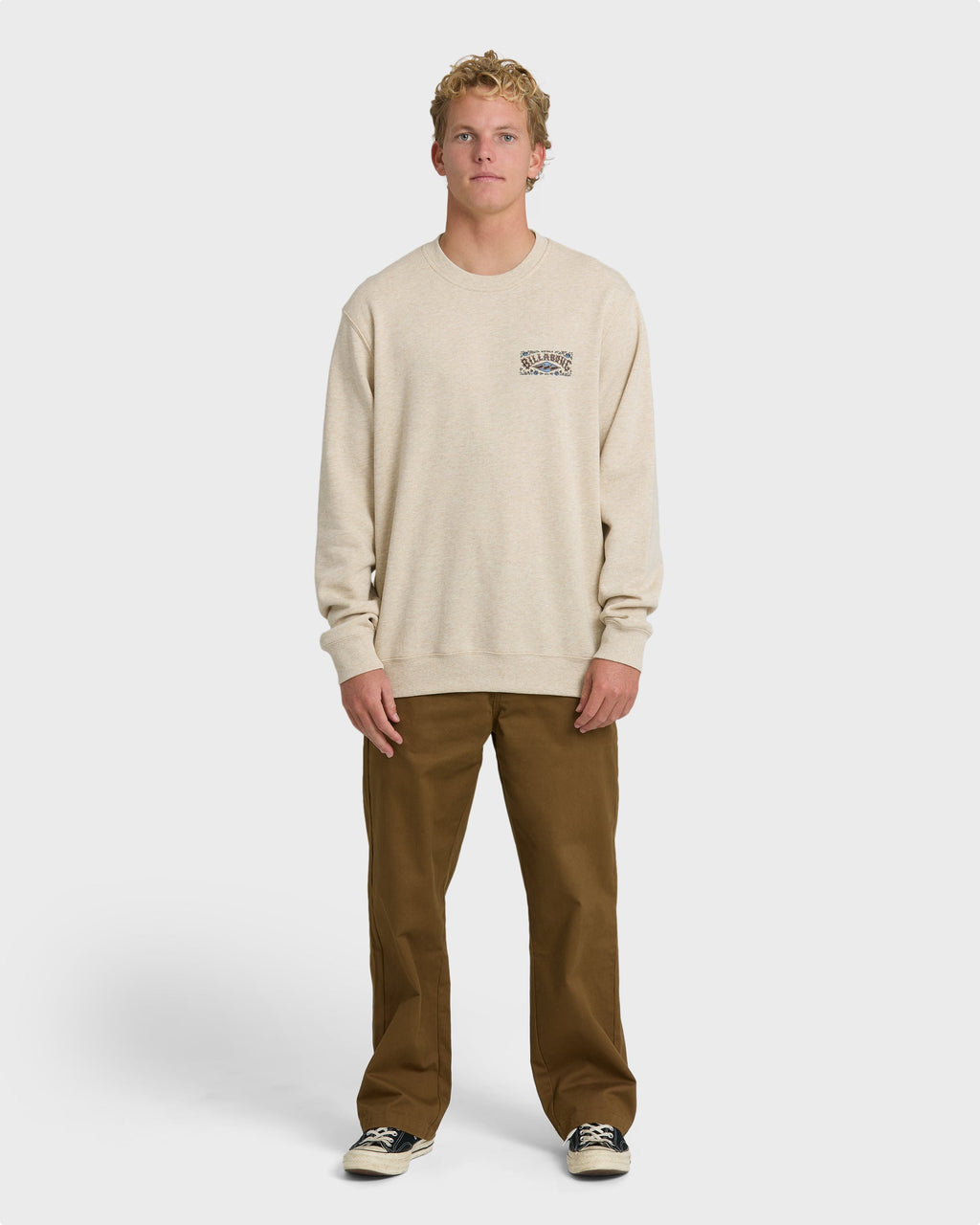 Short Sands Crewneck Sweatshirt - Oatmeal Heather.