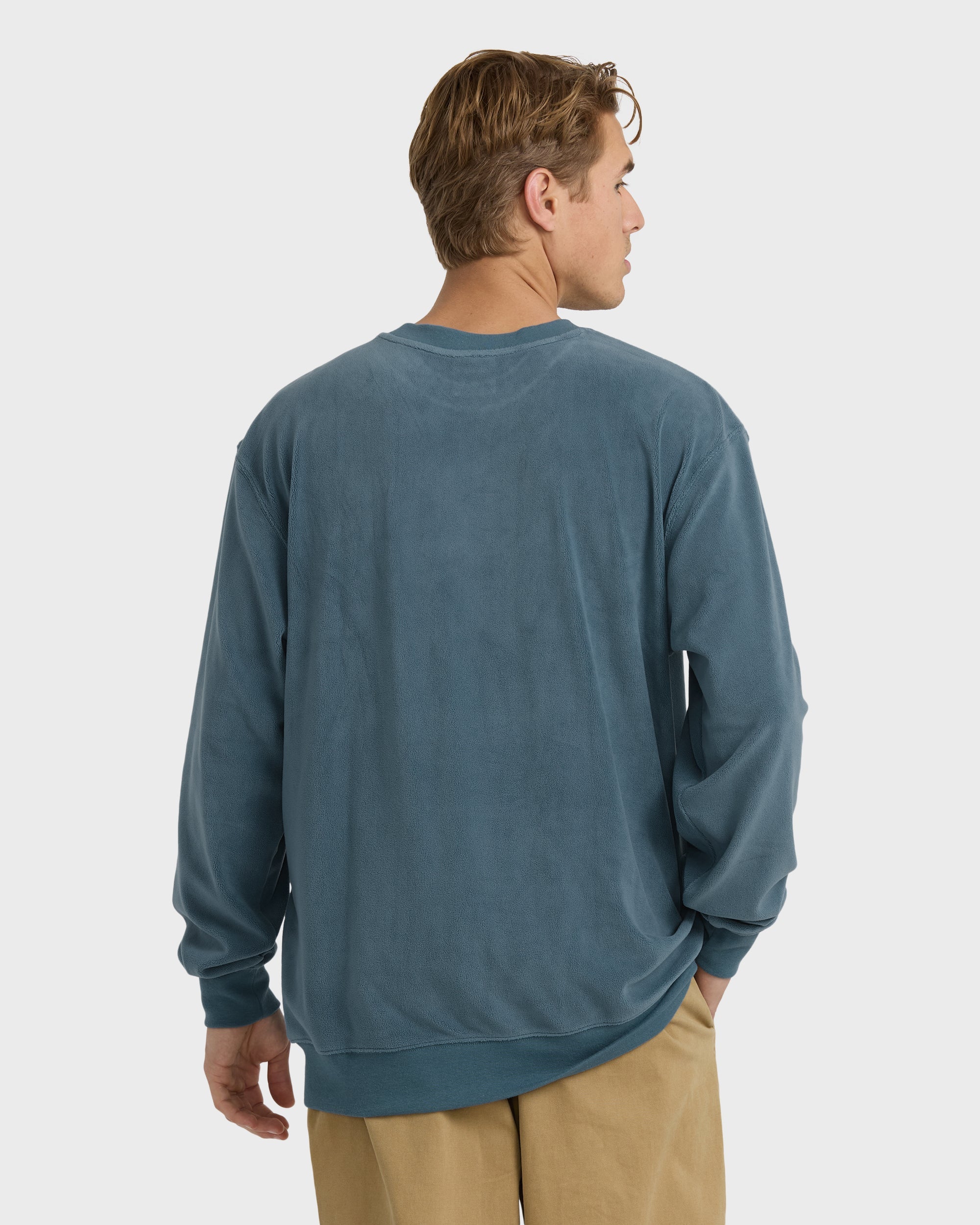 Torched Crewneck Sweatshirt - Real Teal