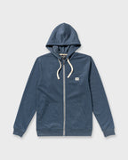 All Day Zip Front Hoodie - Midnight Blue