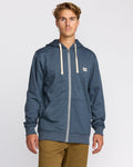 All Day Zip Front Hoodie - Midnight Blue