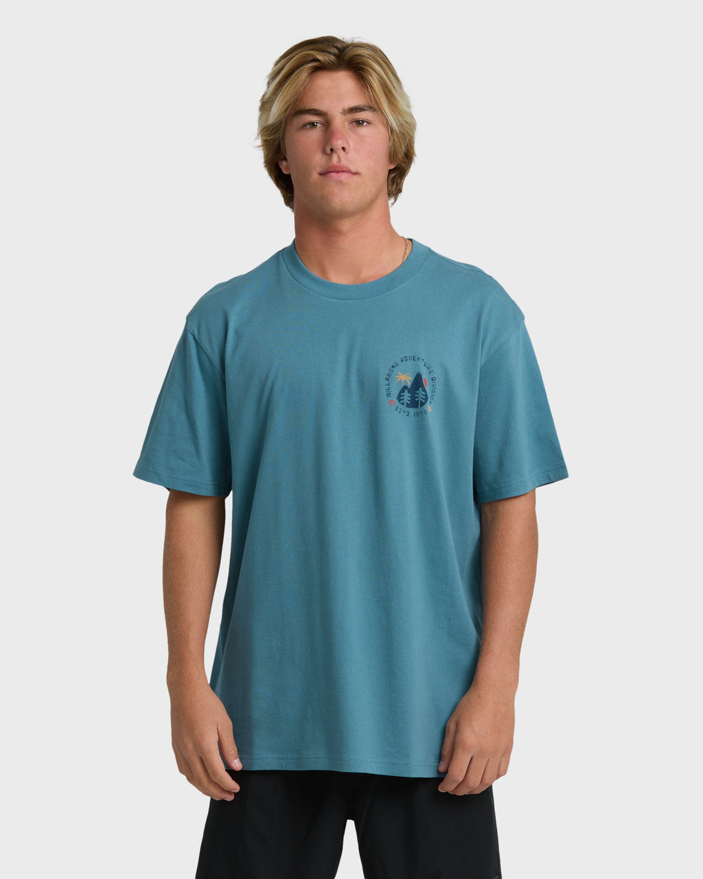 Rockies Adiv Premium Short Sleeve T-Shirt - Vintage Blue