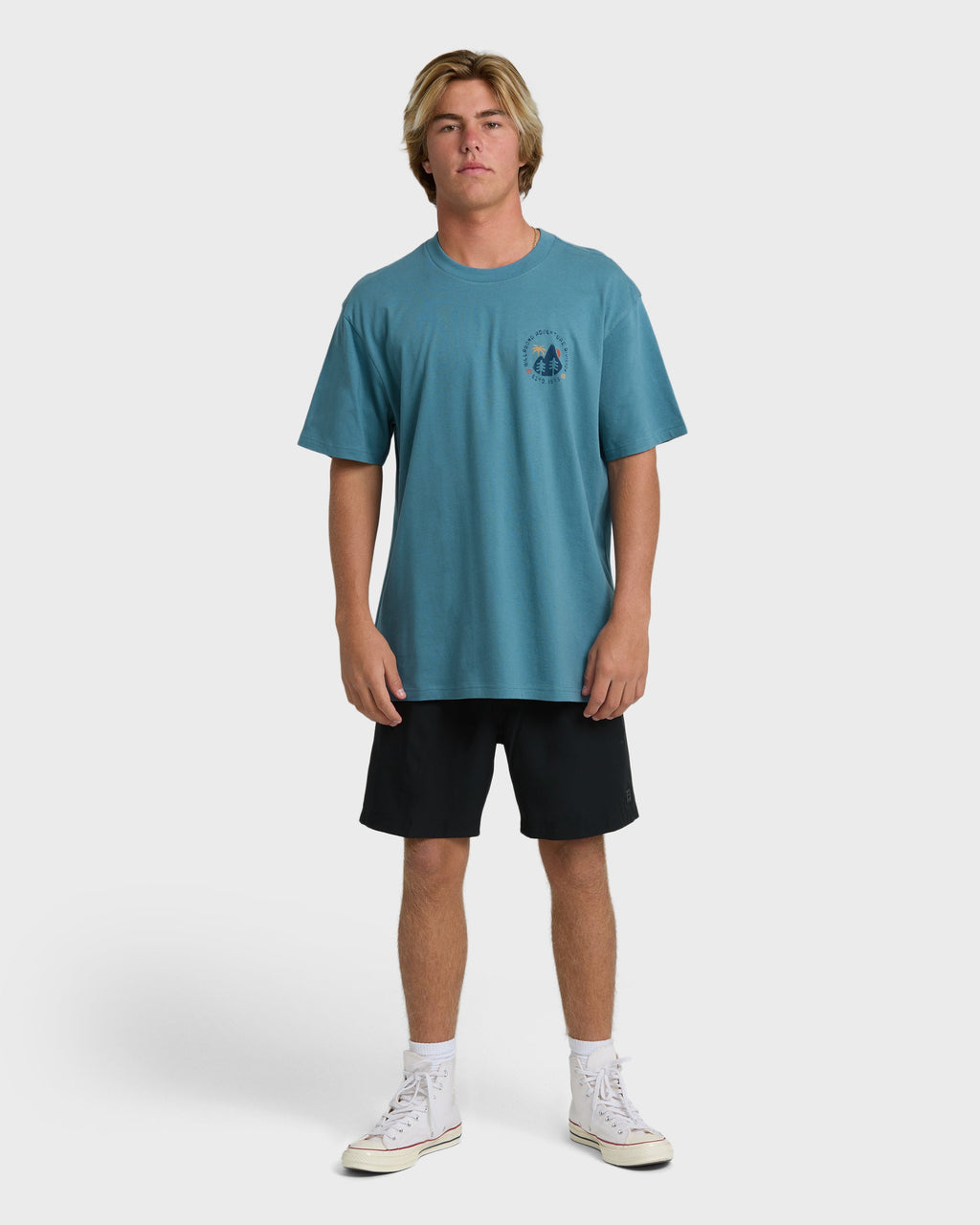 Rockies Adiv Premium Short Sleeve T-Shirt - Vintage Blue