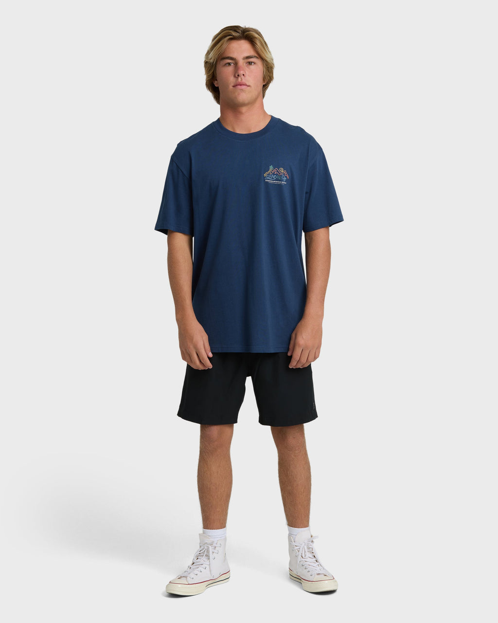 Range Adiv Premium Short Sleeve T-Shirt - Dark Blue