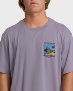 Post Cards Adiv Premium Short Sleeve T-Shirt - Purple Ash