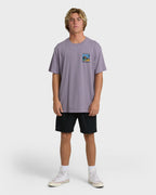 Post Cards Adiv Premium Short Sleeve T-Shirt - Purple Ash