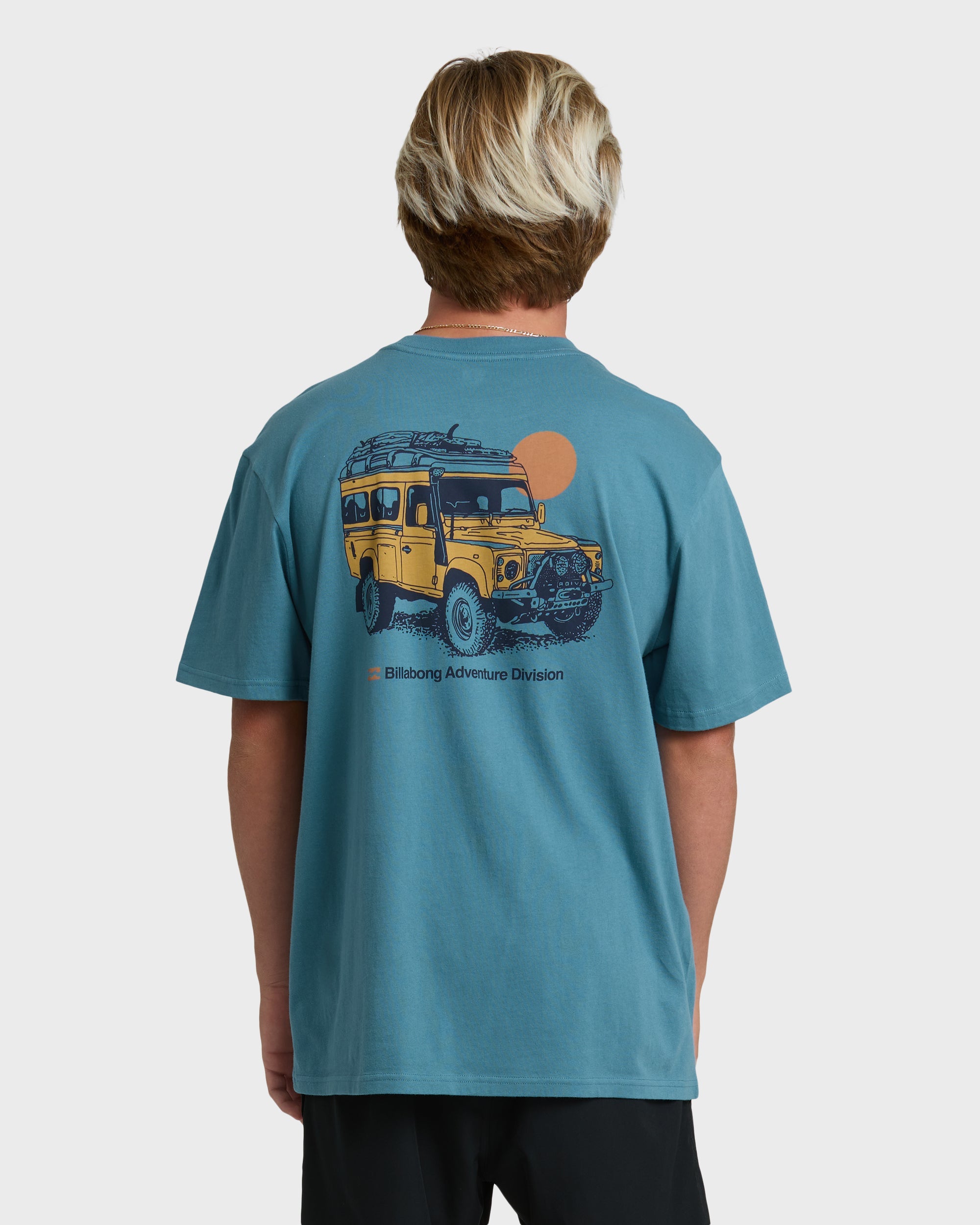 Make Tracks Adiv Premium Short Sleeve T-Shirt - Vintage Blue