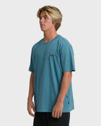 Make Tracks Adiv Premium Short Sleeve T-Shirt - Vintage Blue