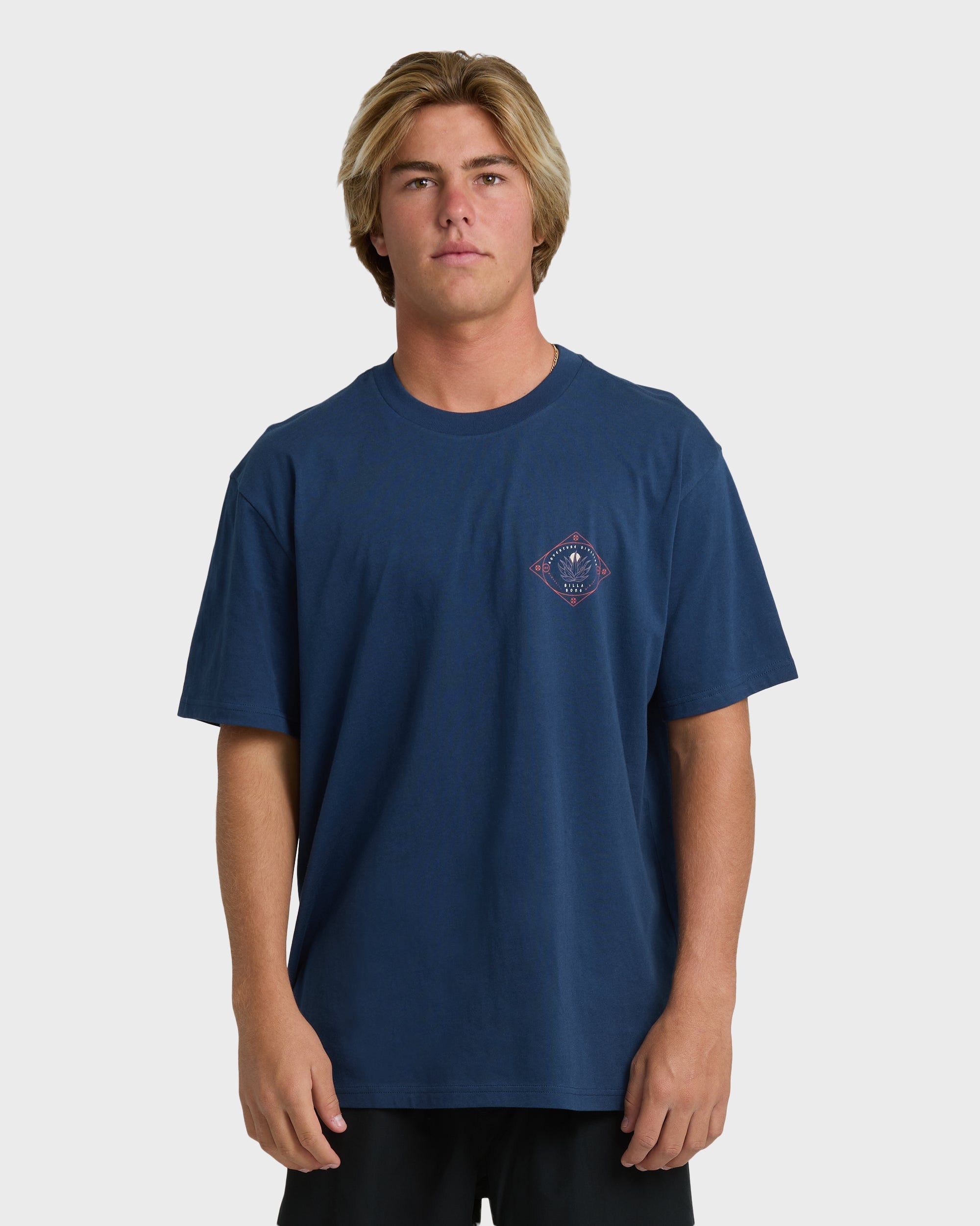 Agave Adiv Premium Short Sleeve T-Shirt - Dark Blue