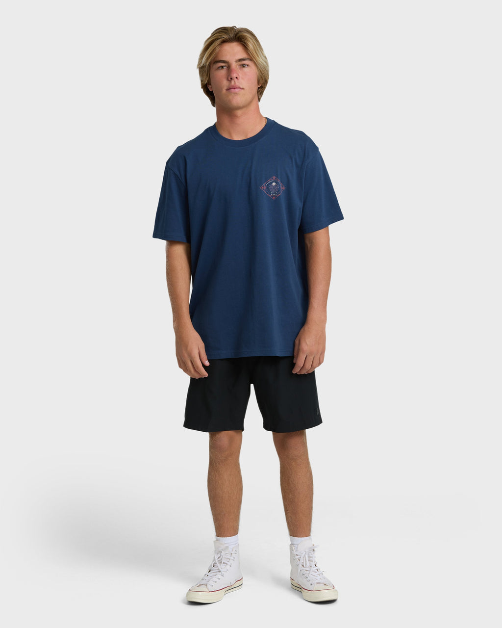 Agave Adiv Premium Short Sleeve T-Shirt - Dark Blue