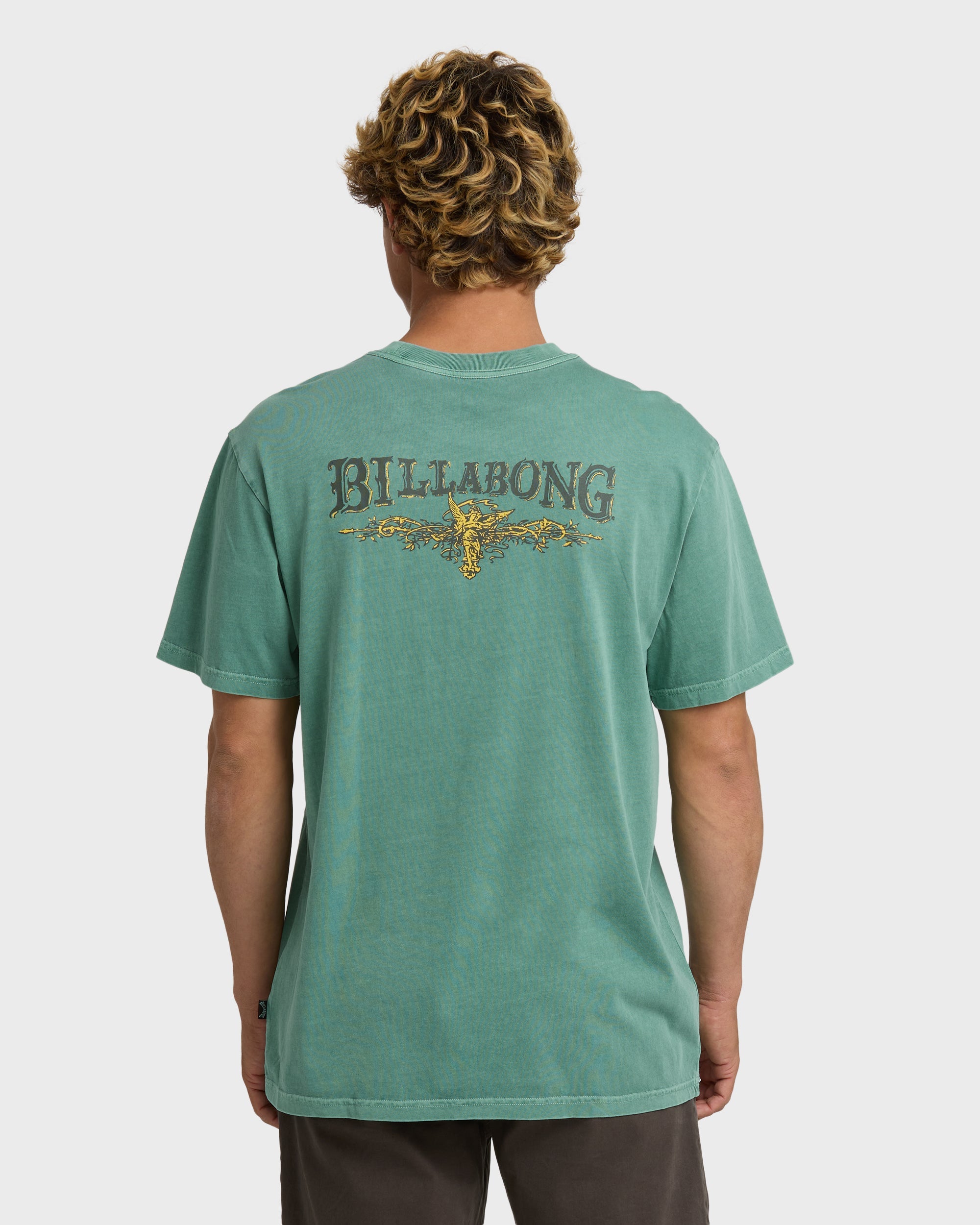 Pure Intentions Wave Washed Premium Short Sleeve T-Shirt - Sea Green