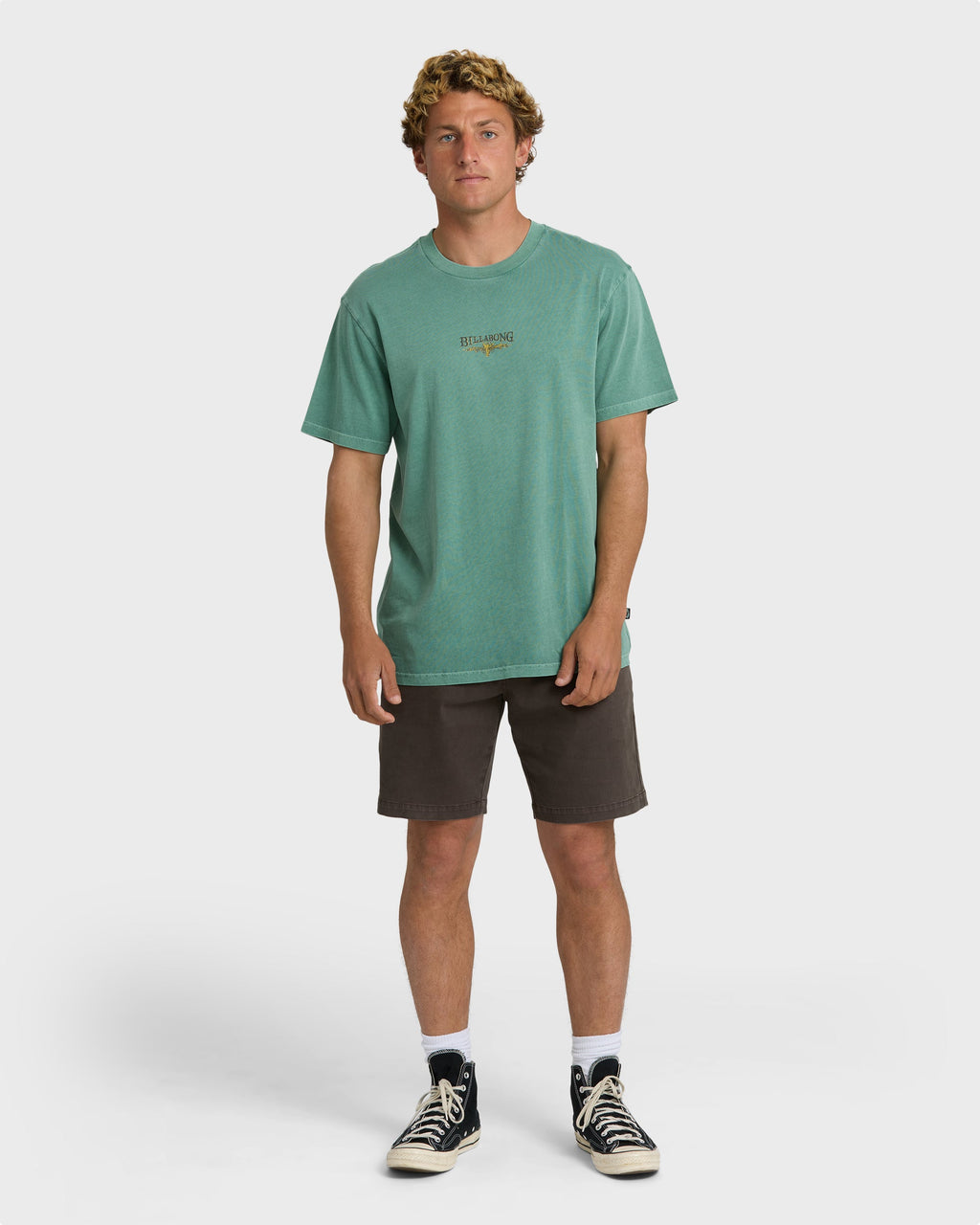 Pure Intentions Wave Washed Premium Short Sleeve T-Shirt - Sea Green