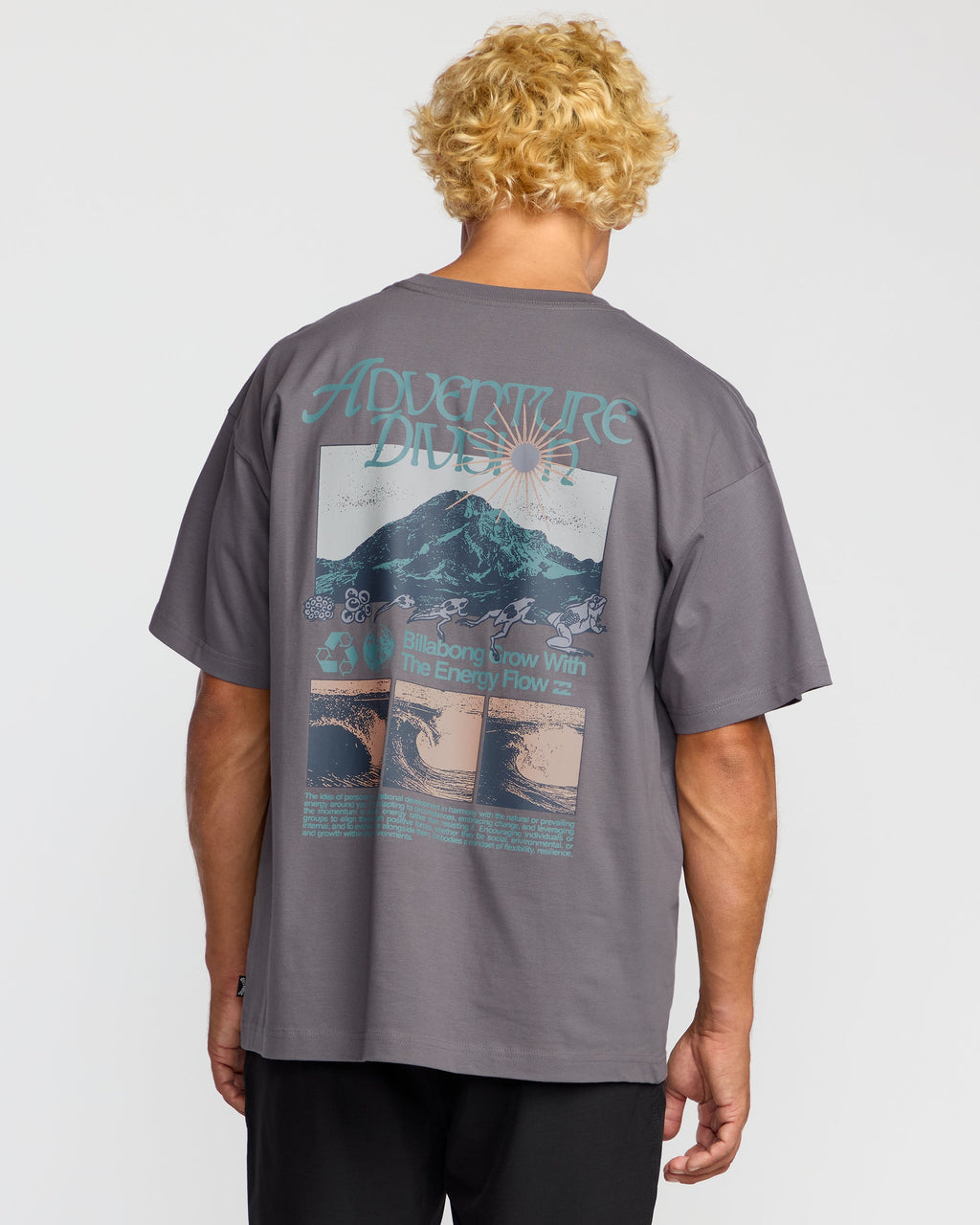 Grow OG A/Div Short Sleeve T-Shirt - Grey Violet