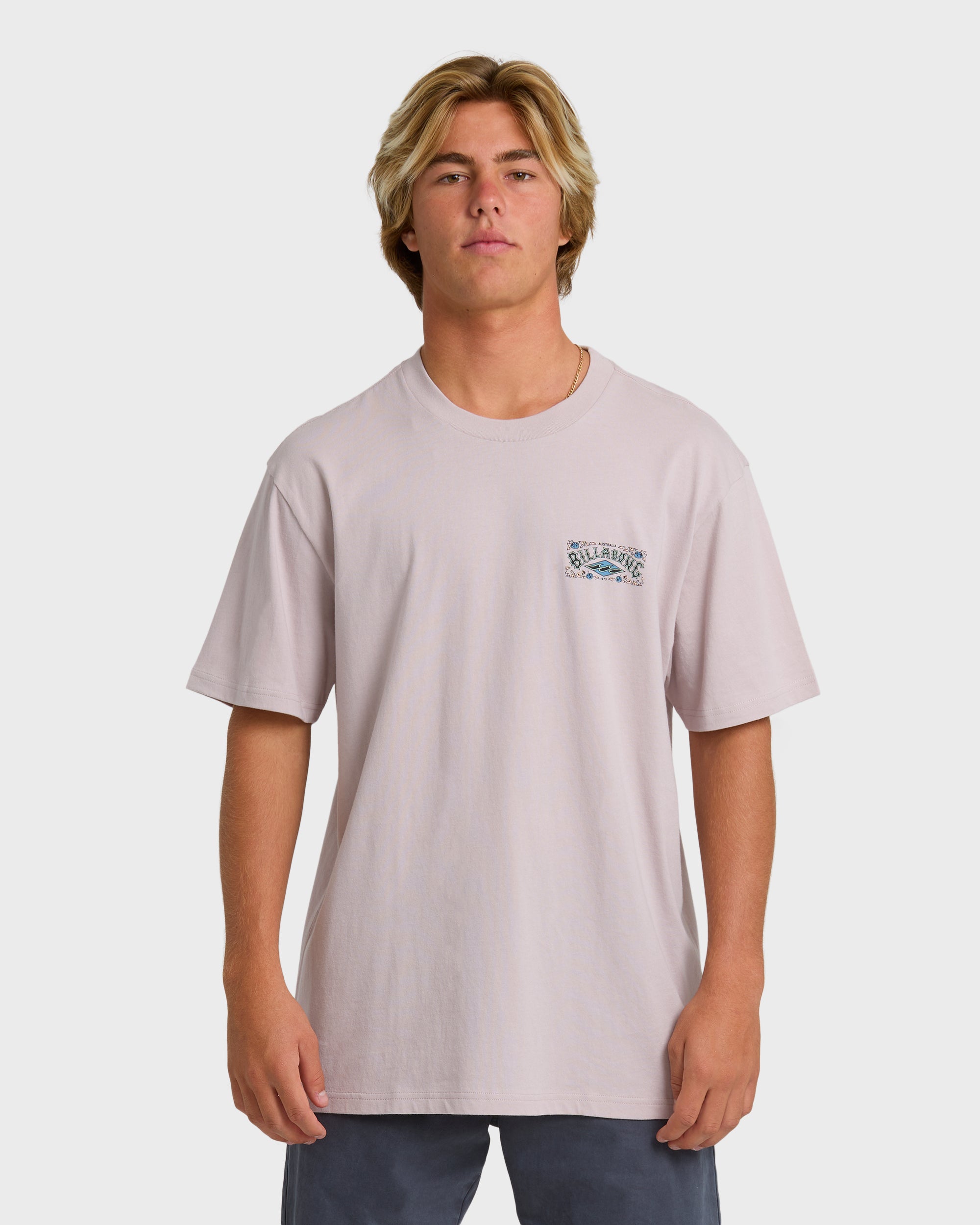 Heritage Arch Premium Short Sleeve T-Shirt - Dusty Purple