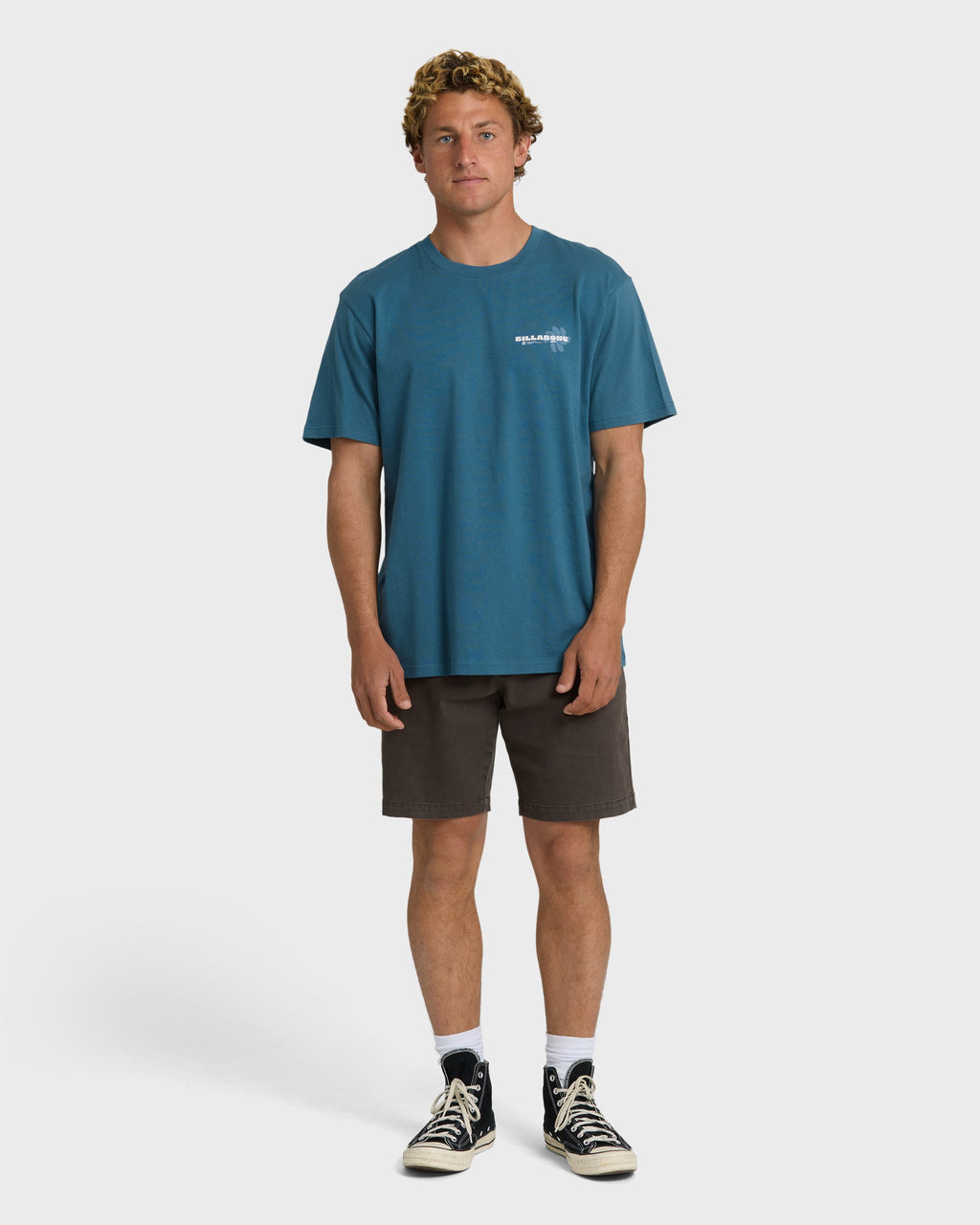 Single Fin Premium Short Sleeve T-Shirt - Real Teal