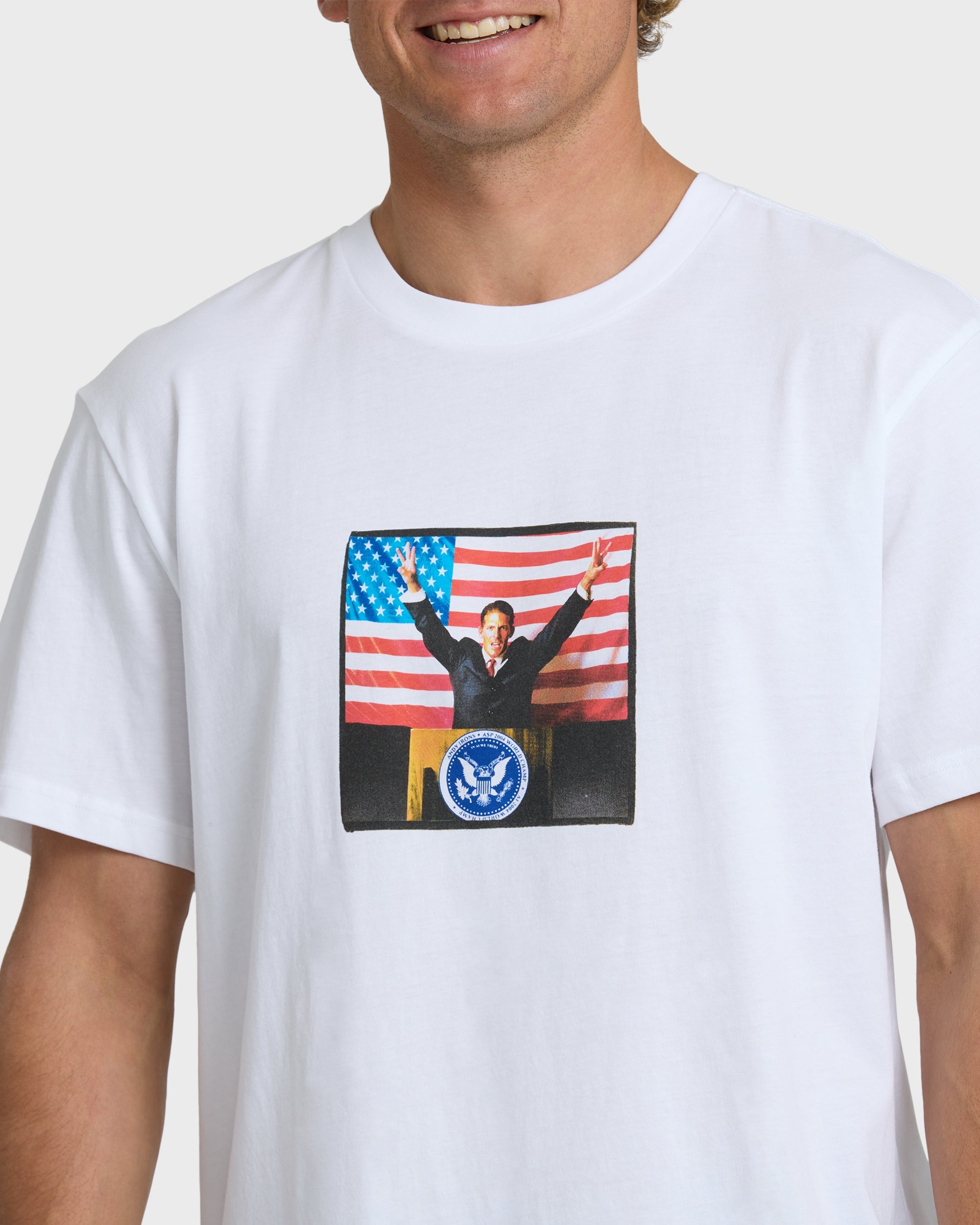 A.I. 4 Pres Premium Short Sleeve T-Shirt - White
