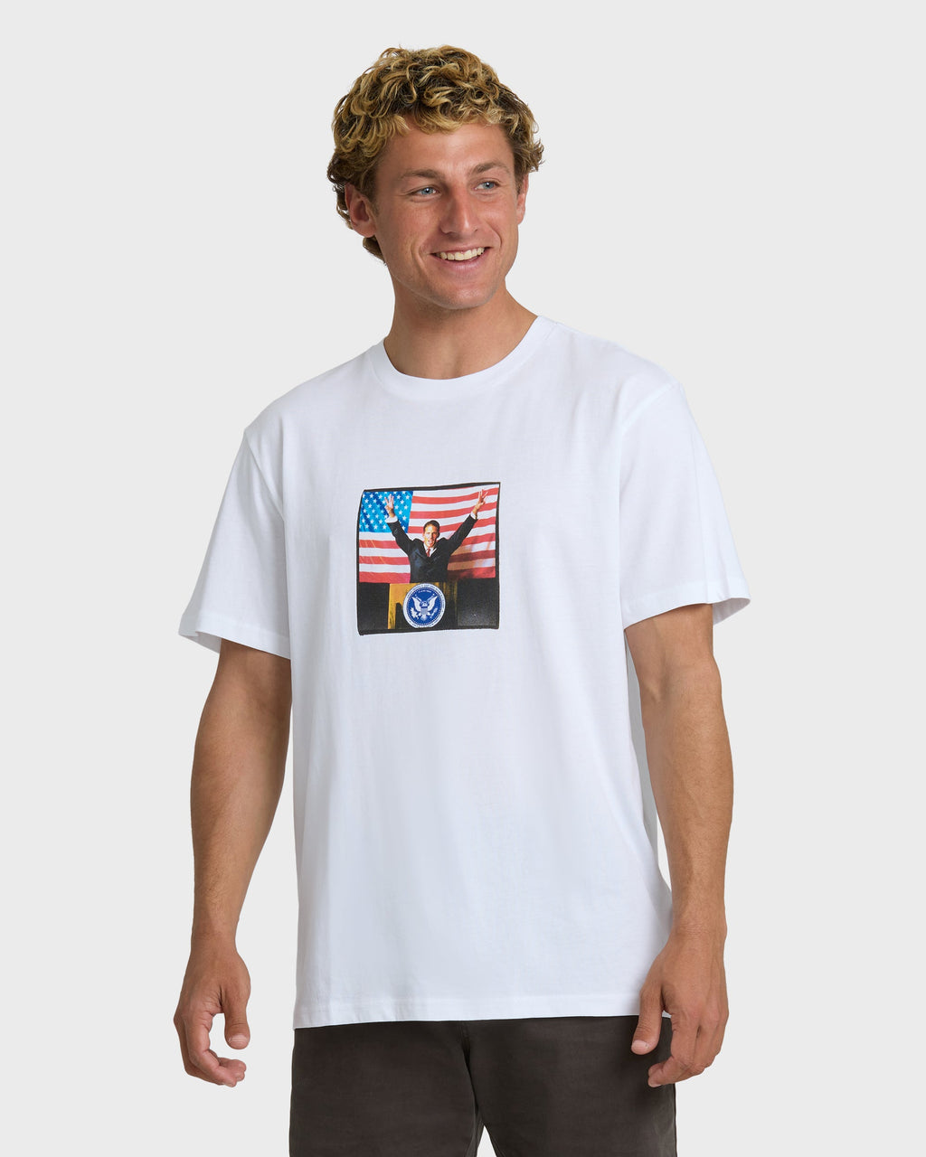 A.I. 4 Pres Premium Short Sleeve T-Shirt - White