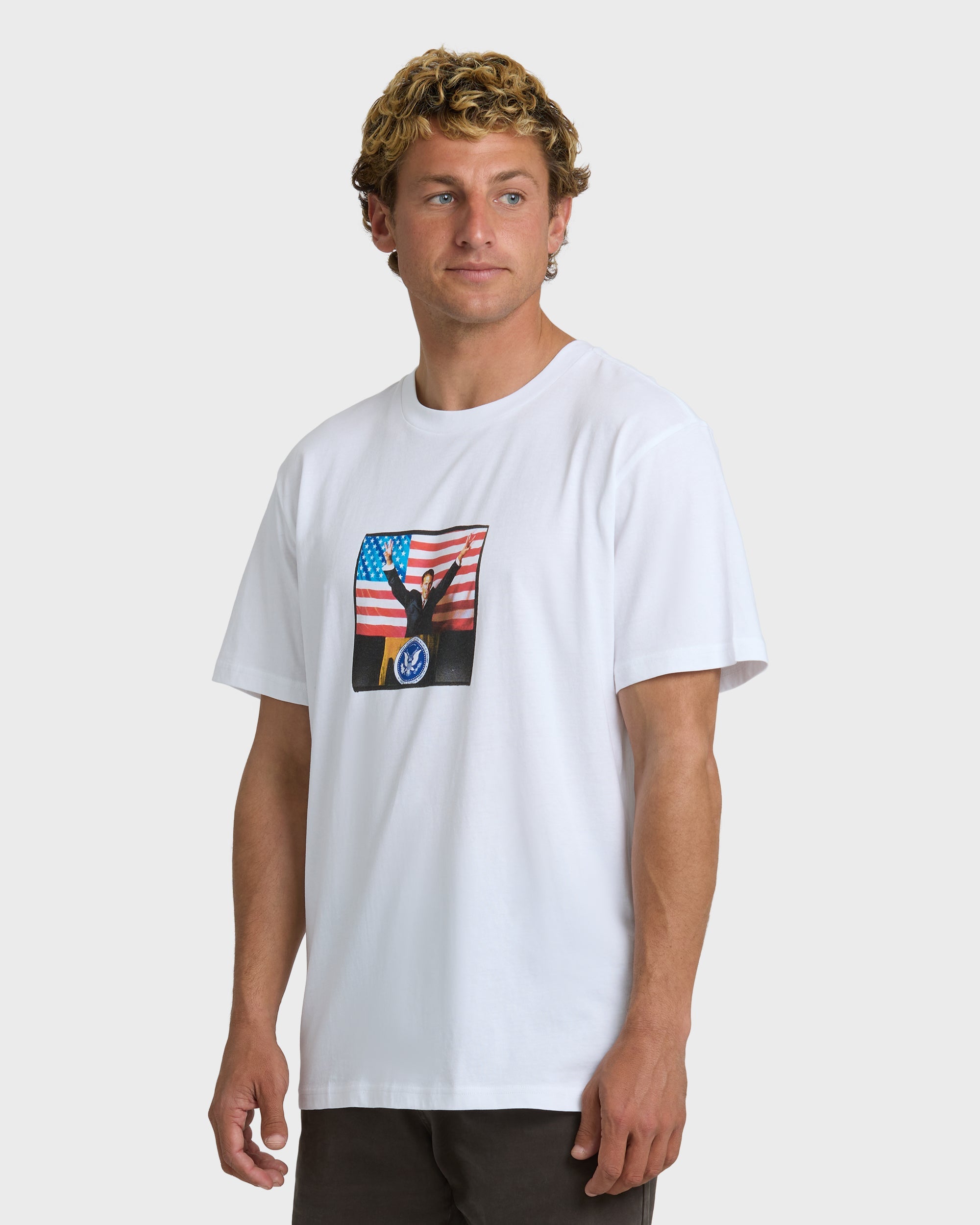 A.I. 4 Pres Premium Short Sleeve T-Shirt - White