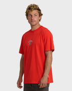 A.I. Bio Wave Premium Short Sleeve T-Shirt - Red
