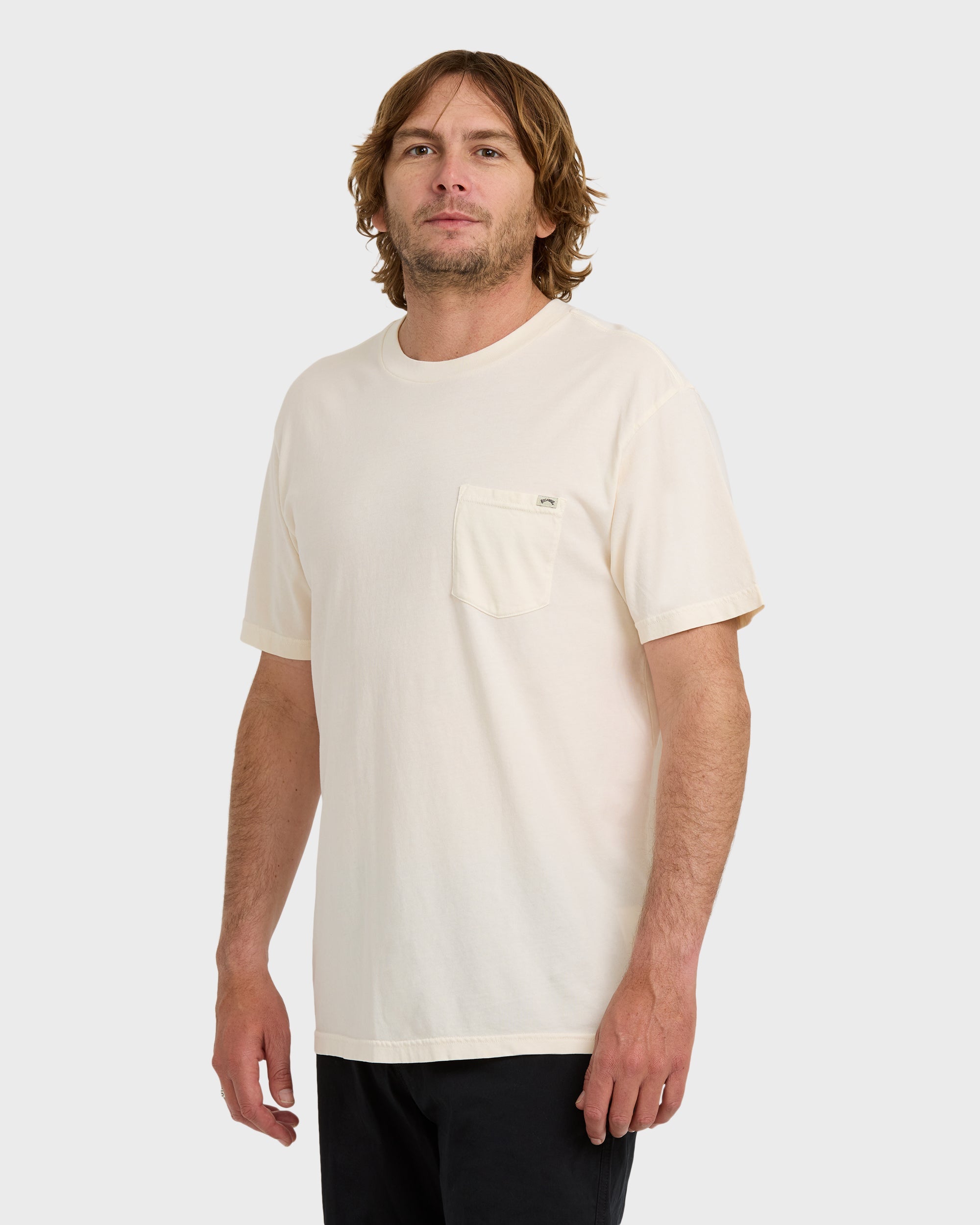 Essential Premium Wave Wash T-Shirt - Off White