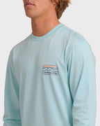 Runner Long Sleeve Surf Tee - Blue Heather
