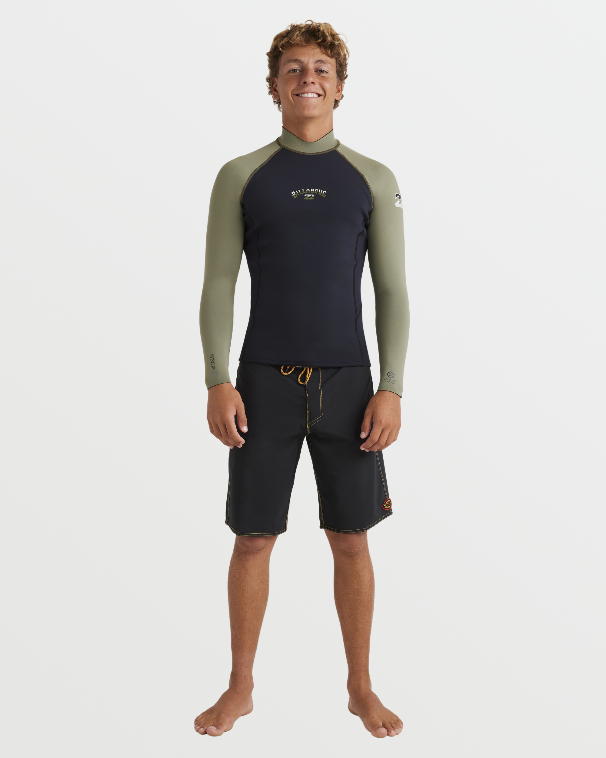 1mm Absolute Natural Long Sleeve Jacket - Military