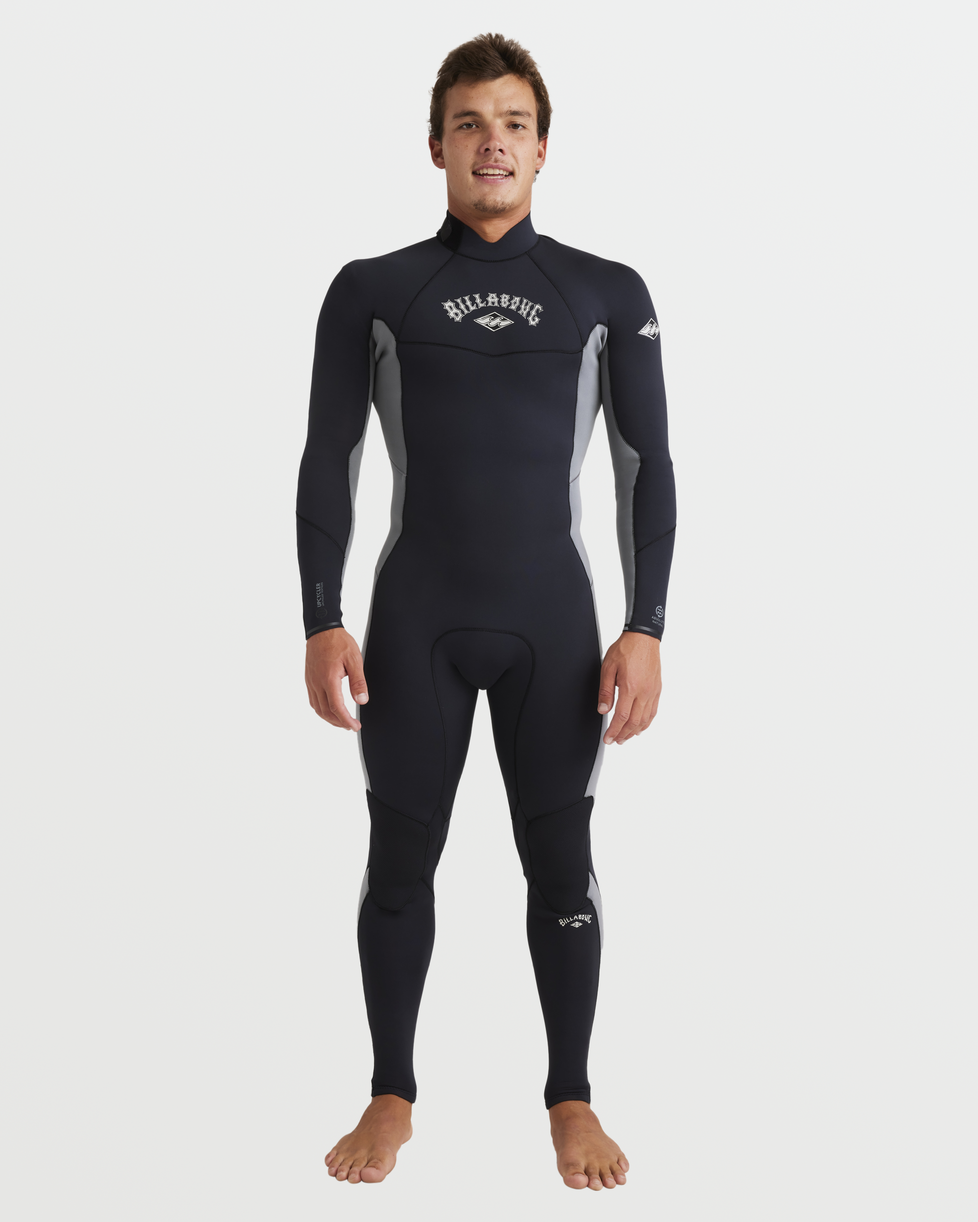 3/2mm Absolute Natural Back Zip Fullsuit - Alloy