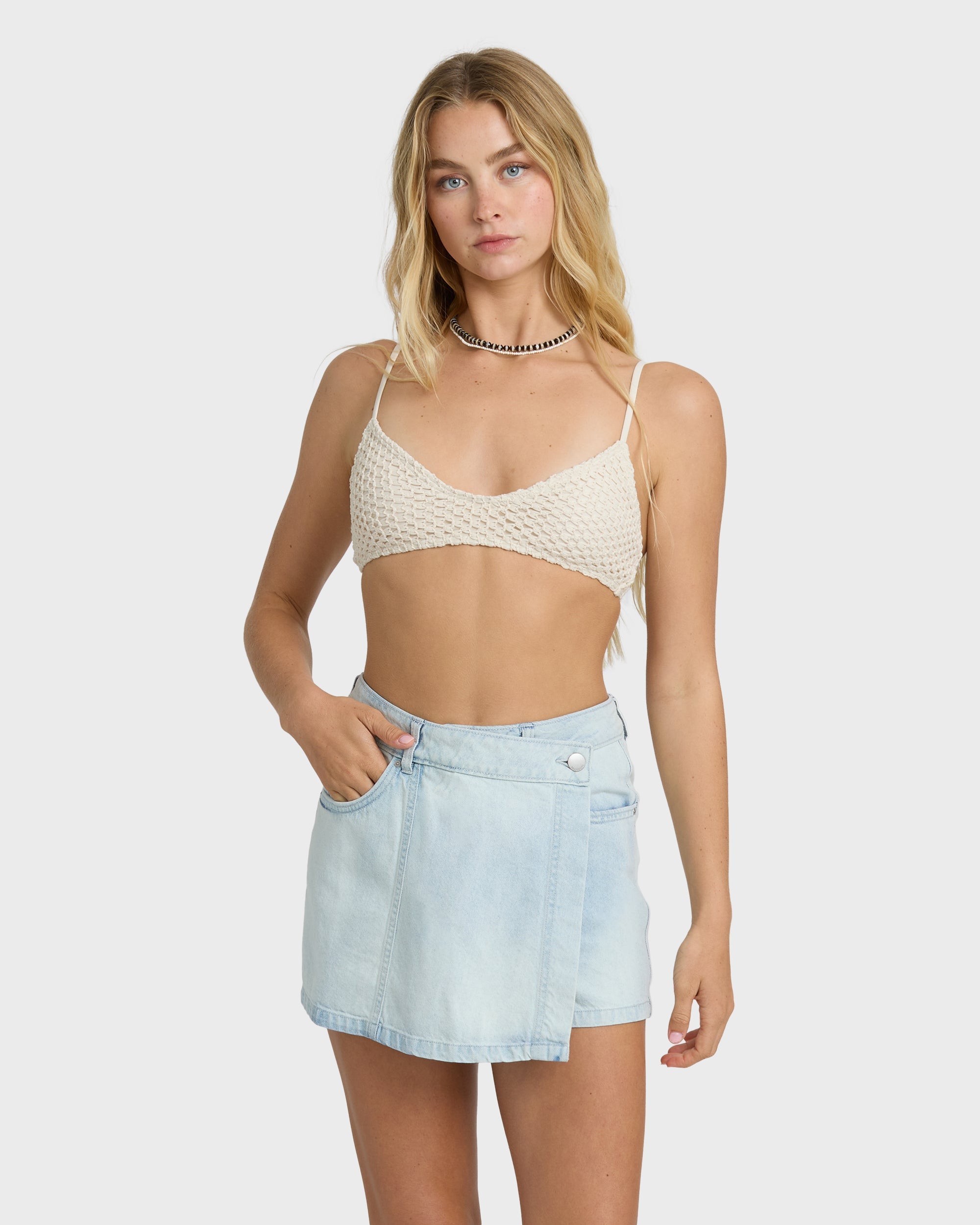 Jade Saltwashed Skort - Blue Mist