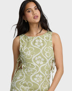 Floral Trippin Mini Dress - Cactus