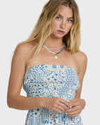 In The Sky Mini Dress - White Cap