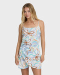 By Your Side Mini Dress - White Multi