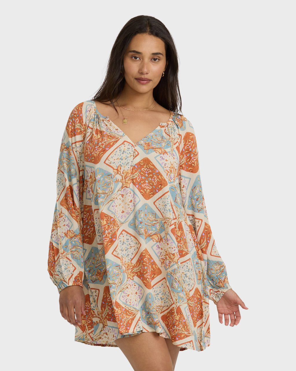 Sweet Dreamer Mini Dress - Whitecap