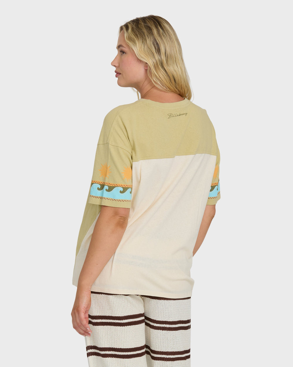Split Palm Short Sleeve T-Shirt - White Cap