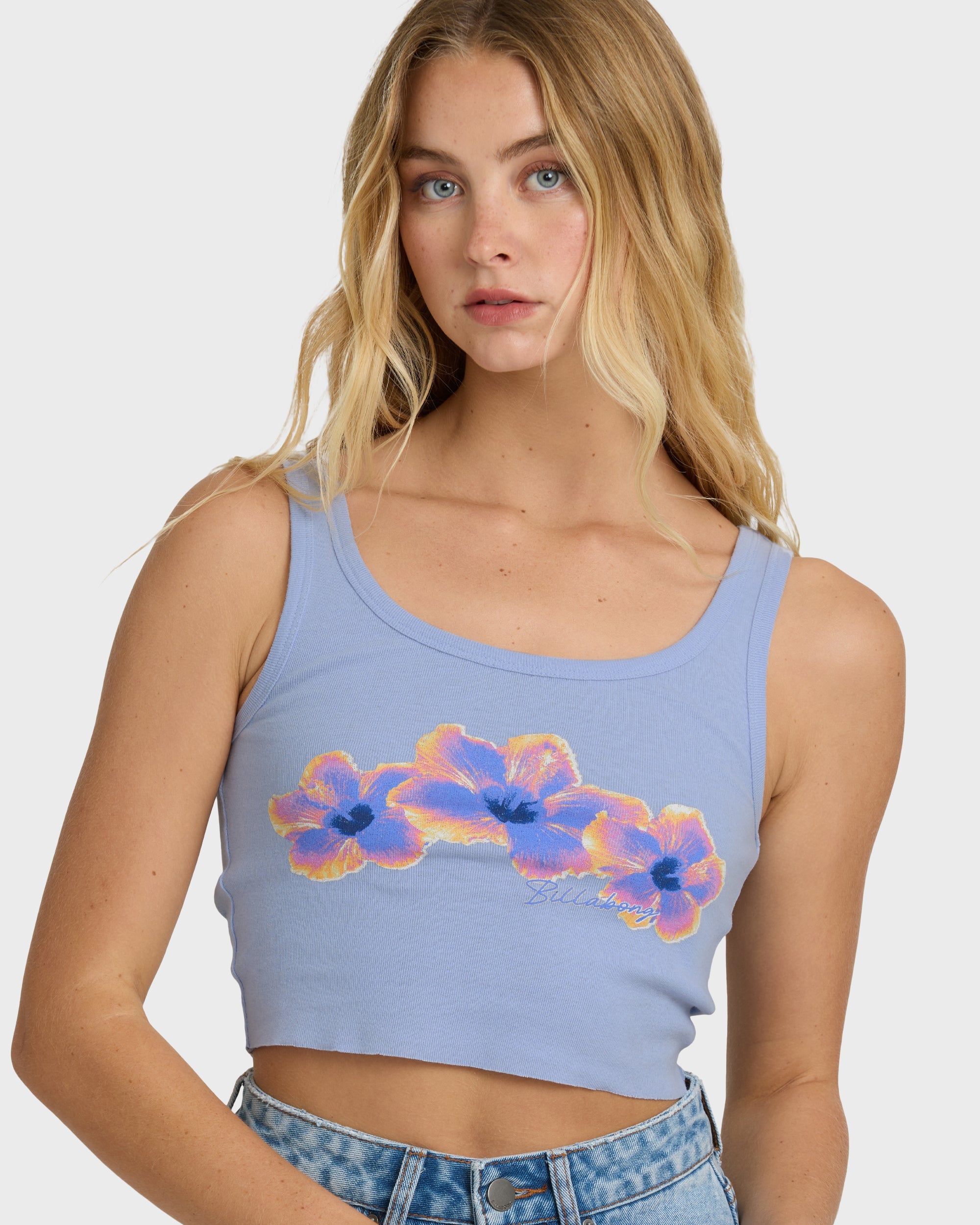 Paradise Trio Tank - Twilight Blue
