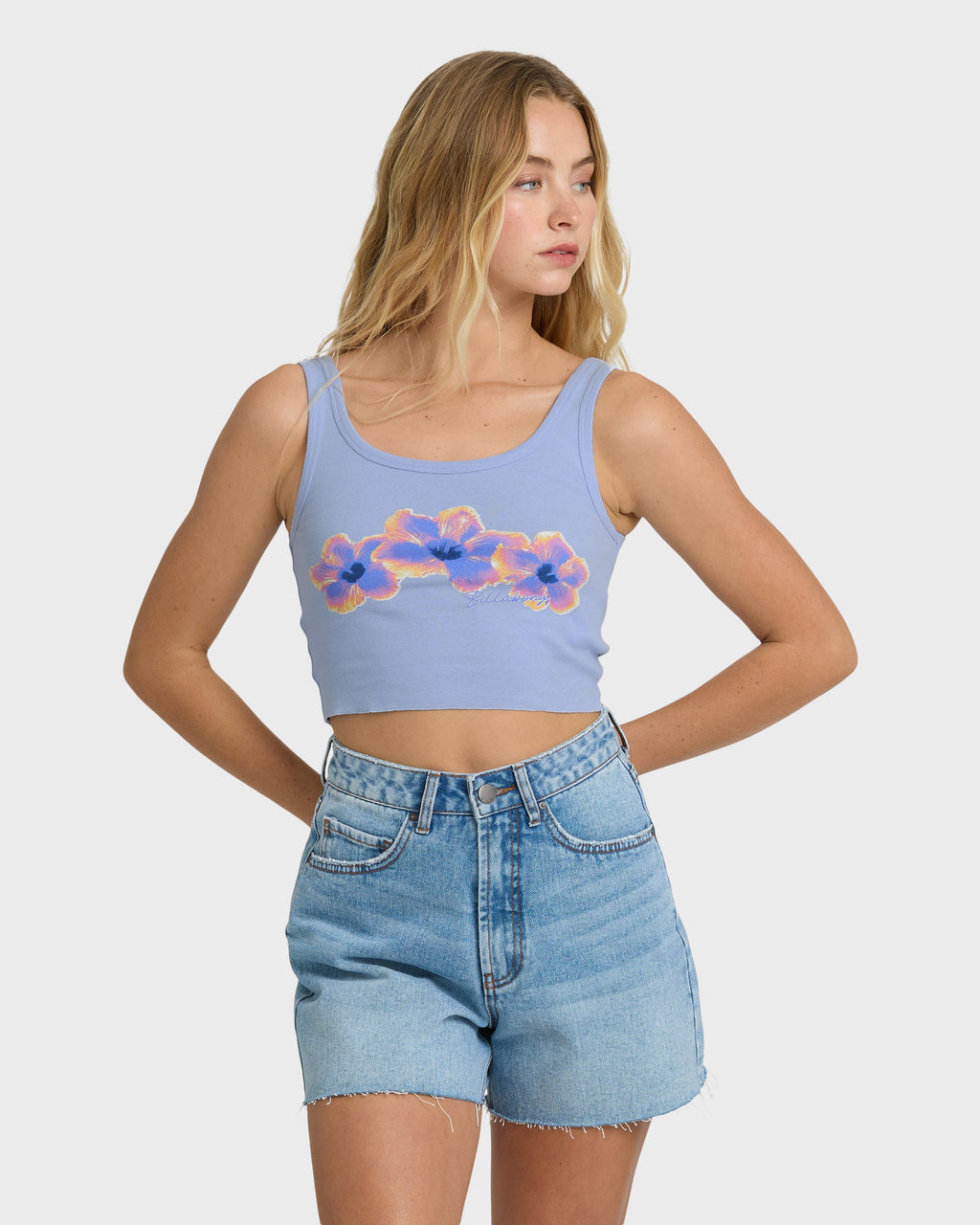 Paradise Trio Tank - Twilight Blue