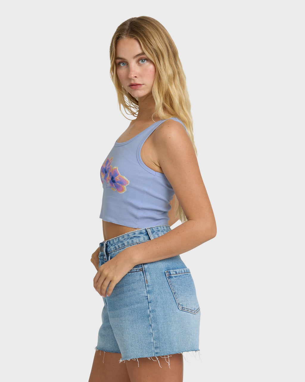 Paradise Trio Tank - Twilight Blue