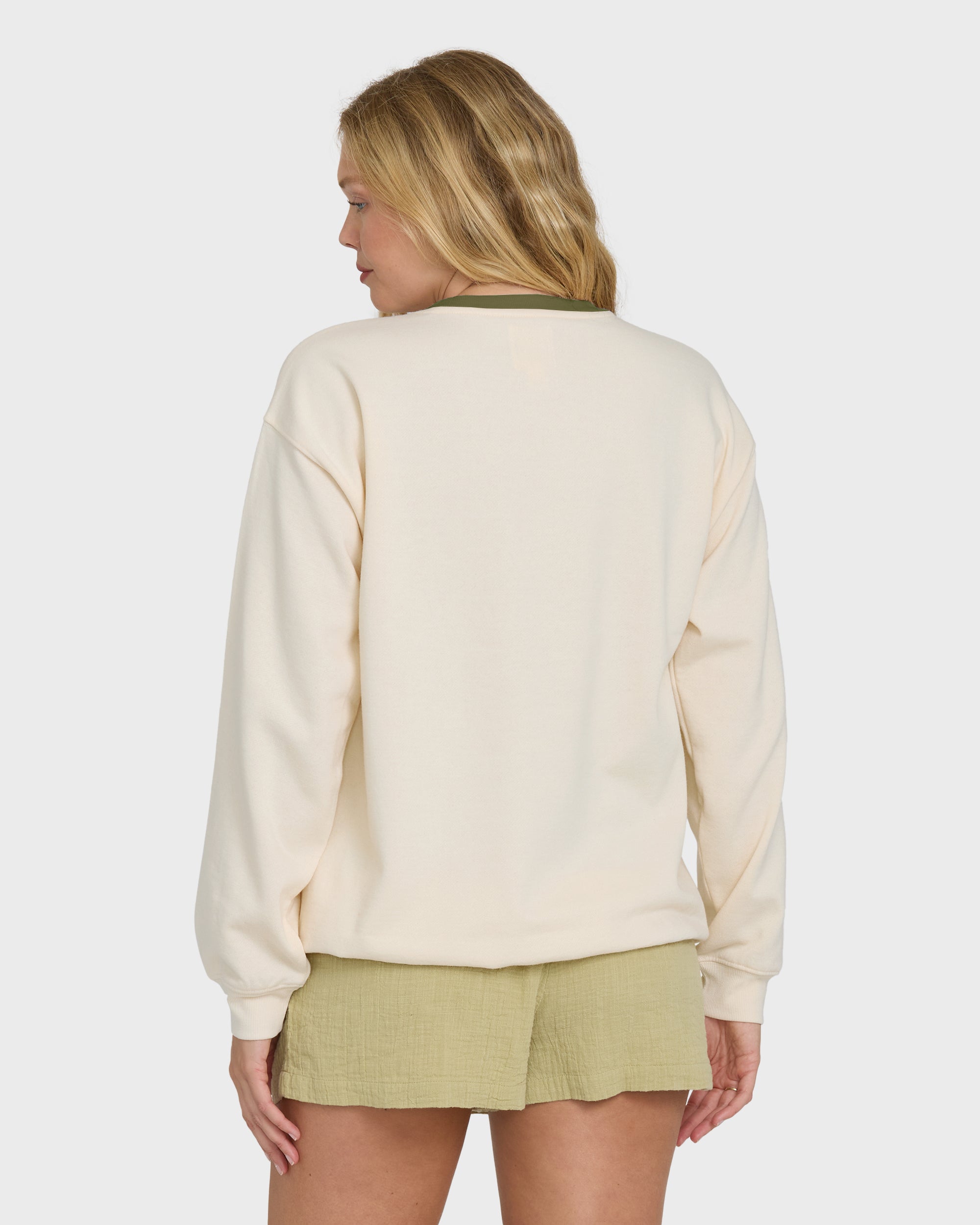 Freshest Things Crewneck Sweatshirt - White Cap