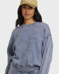 Saltwashed Kendal Crewneck Sweatshirt - Stone Blue