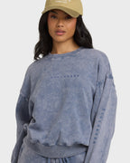 Saltwashed Kendal Crewneck Sweatshirt - Stone Blue